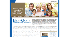 Desktop Screenshot of browncountyhealth.us