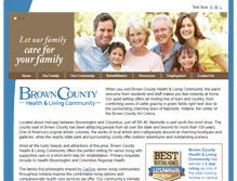 Tablet Screenshot of browncountyhealth.us